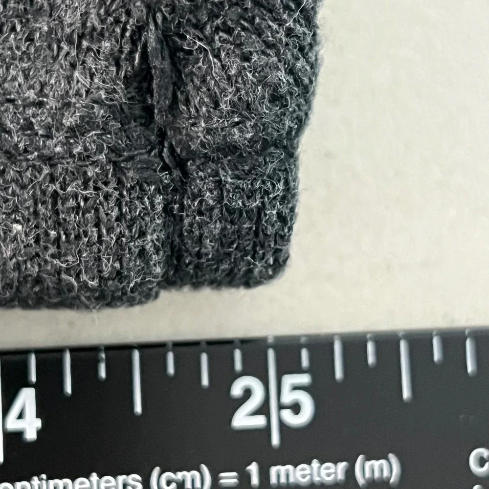 Banana Republic Mens L Gray Cotton Sweater Crewneck Long Sleeve Knit Pullover